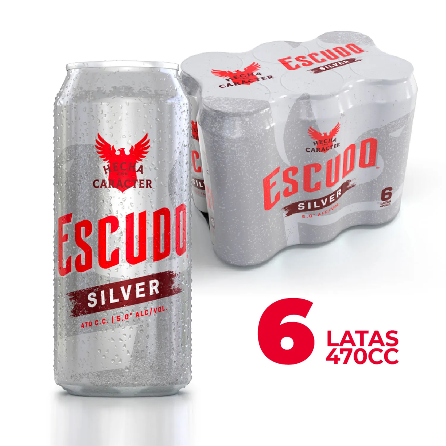 cerveza escudo silver